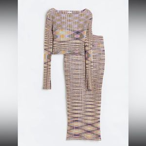 👀DISO👀 H&M Mama Knit Sweater/Skirt Set